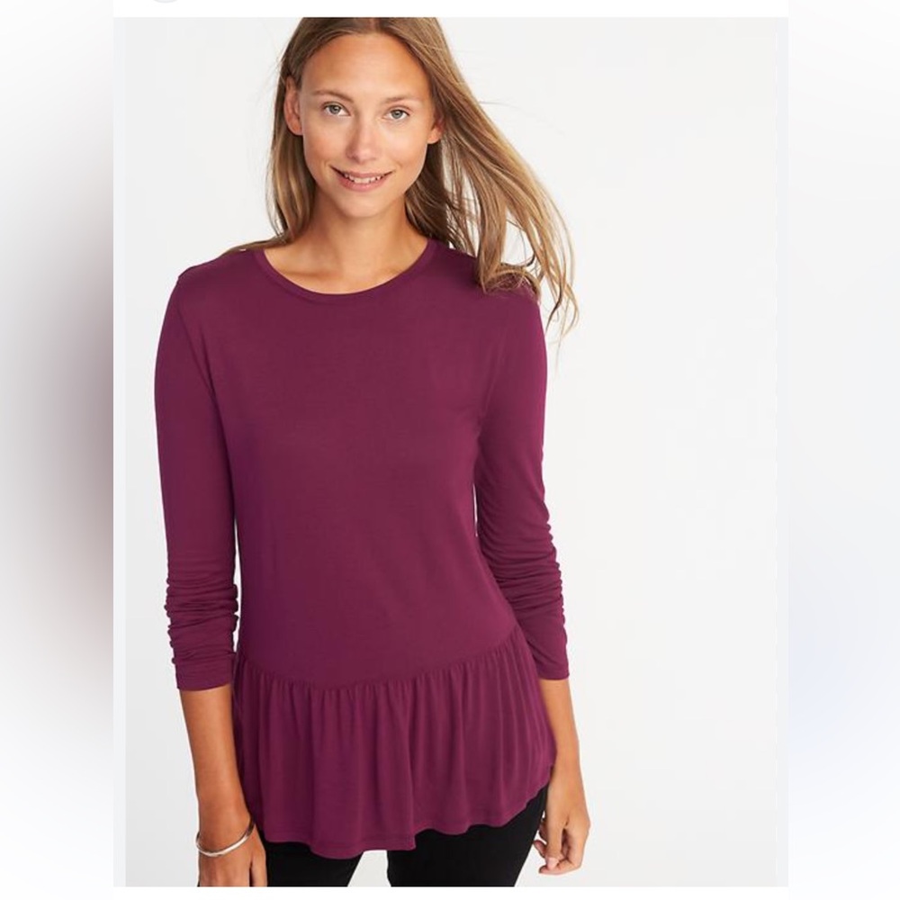 Old Navy relaxed Peplum Hem Top